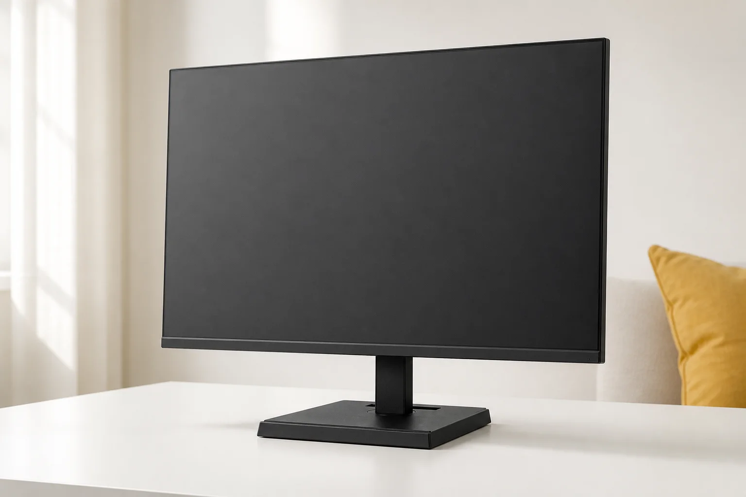 I-O DATA LCD-PHQ321XQBの設置まわりを確認するイメージ