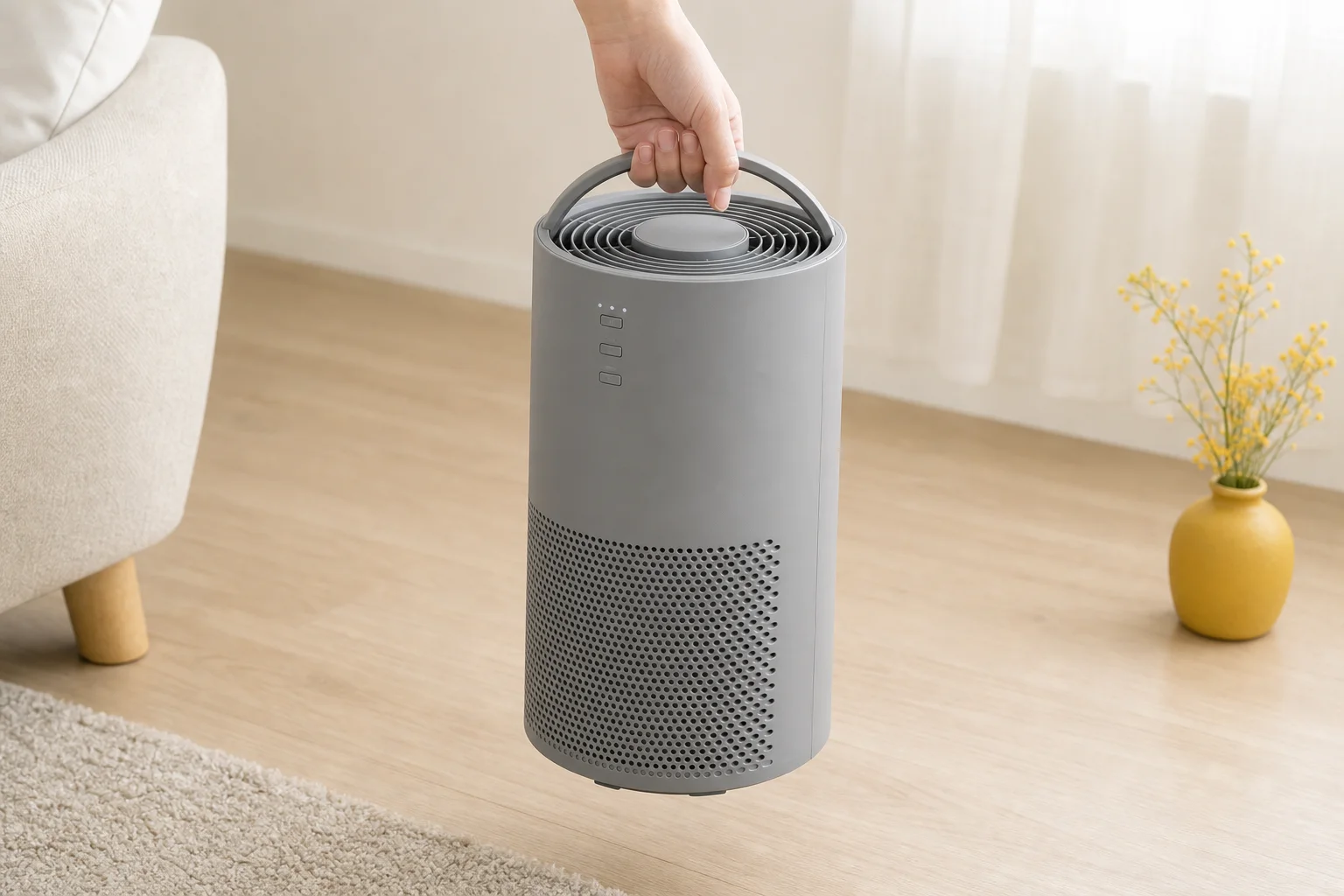 アイリスオーヤマ AAP-S30B-Hを暮らしの中で使うイメージ