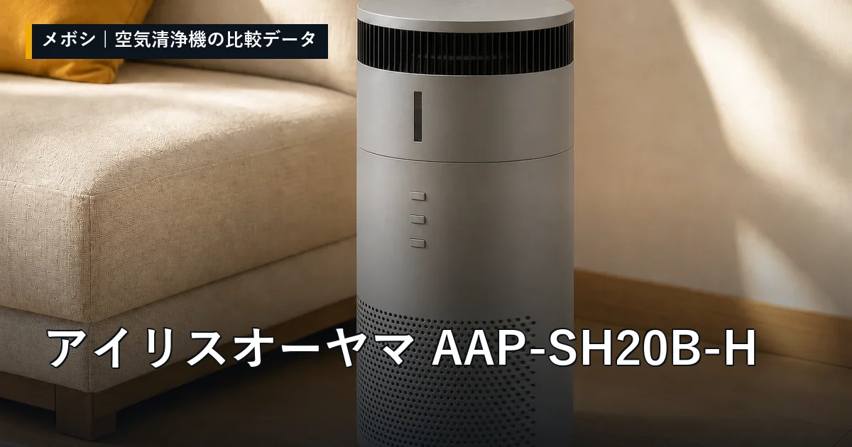 アイリスオーヤマ AAP-SH20B-Hのレビューデータまとめ