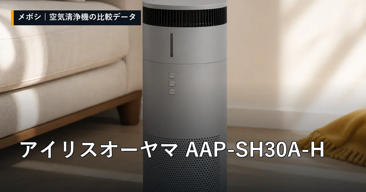 アイリスオーヤマ AAP-SH30A-Hのレビューデータまとめ