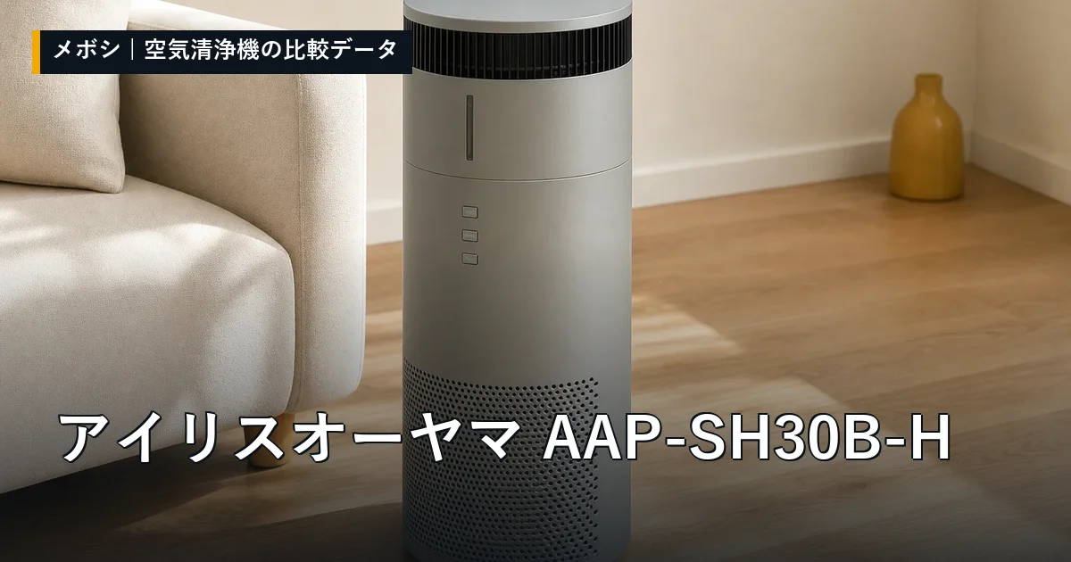 アイリスオーヤマ AAP-SH30B-Hのレビューデータまとめ