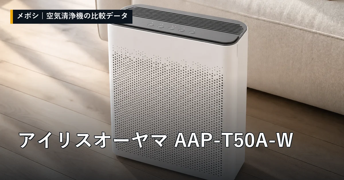 アイリスオーヤマ AAP-T50A-Wのレビューデータまとめ