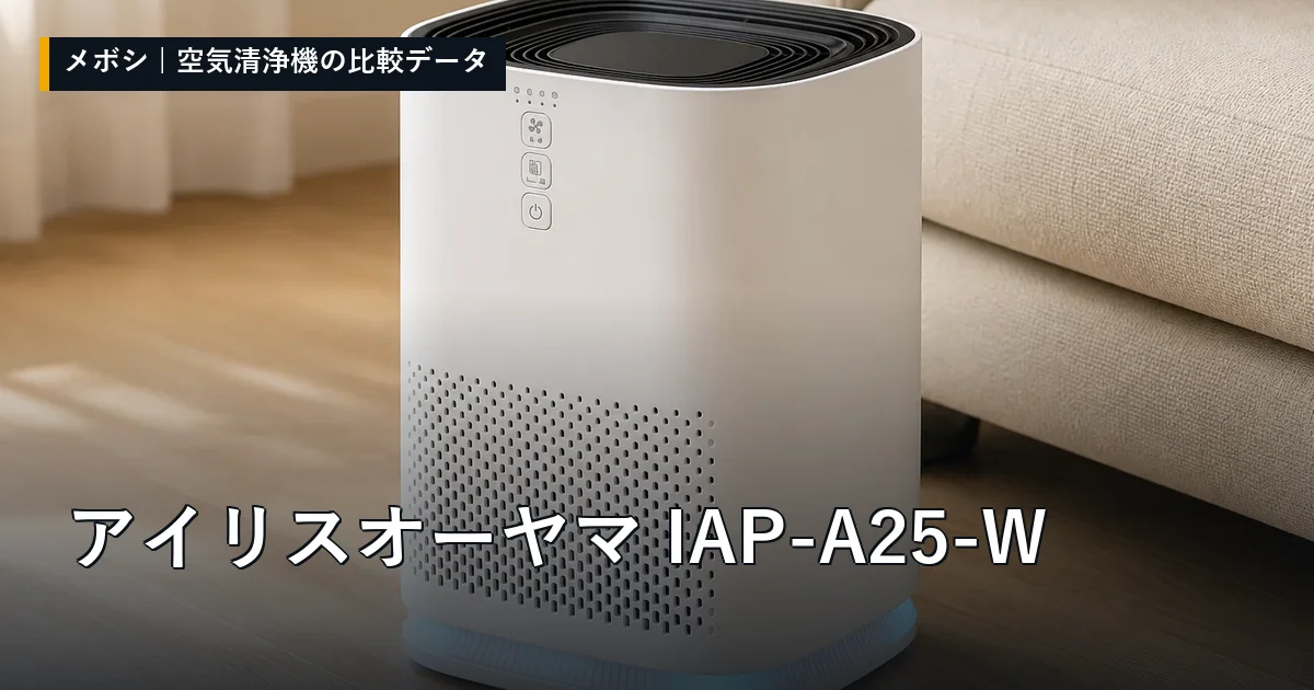 アイリスオーヤマ IAP-A25-Wのレビューデータまとめ