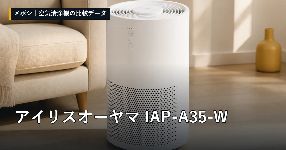 アイリスオーヤマ IAP-A35-Wのレビューデータまとめ