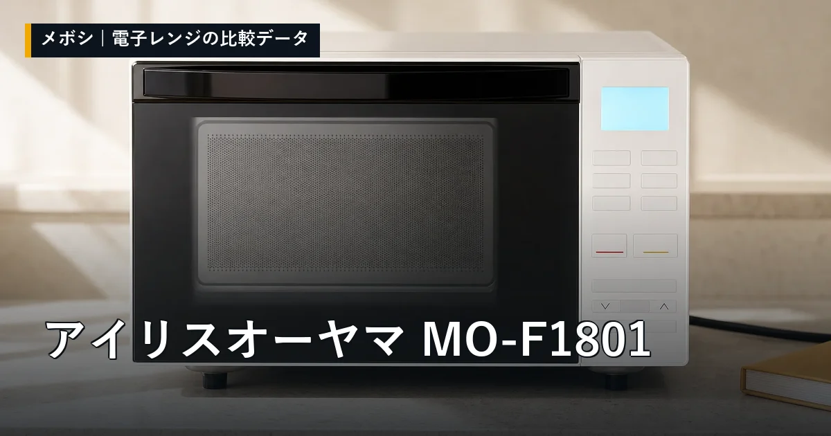 アイリスオーヤマ MO-F1801のレビューデータまとめ