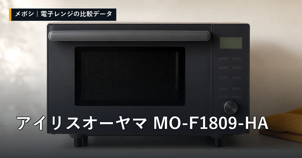 アイリスオーヤマ MO-F1809-HAのレビューデータまとめ