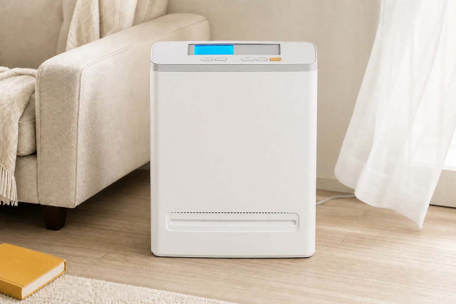 アイリスオーヤマ MSAP-AC100の設置まわりを確認するイメージ