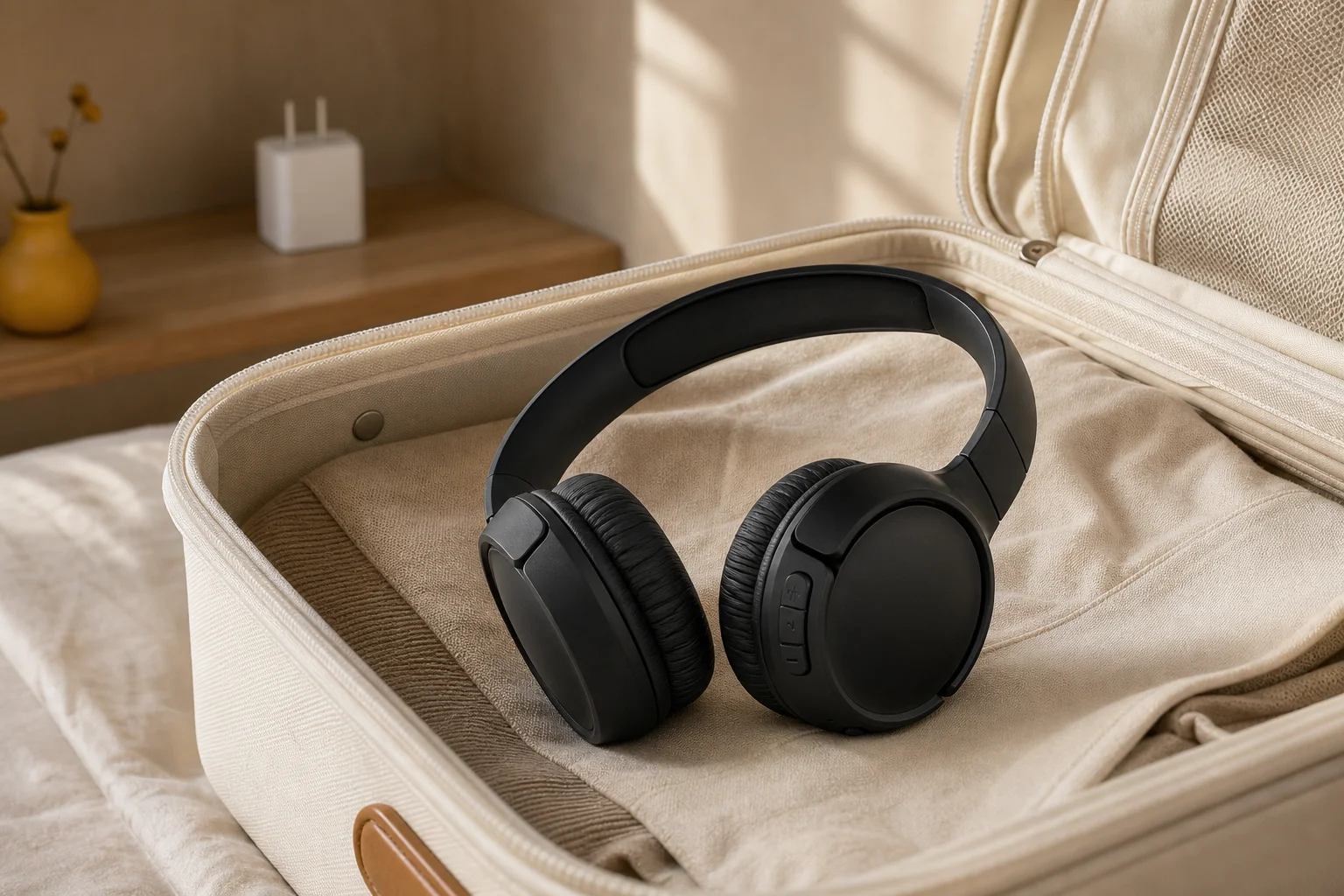 JBL JBL Tune 520BTの設置まわりを確認するイメージ