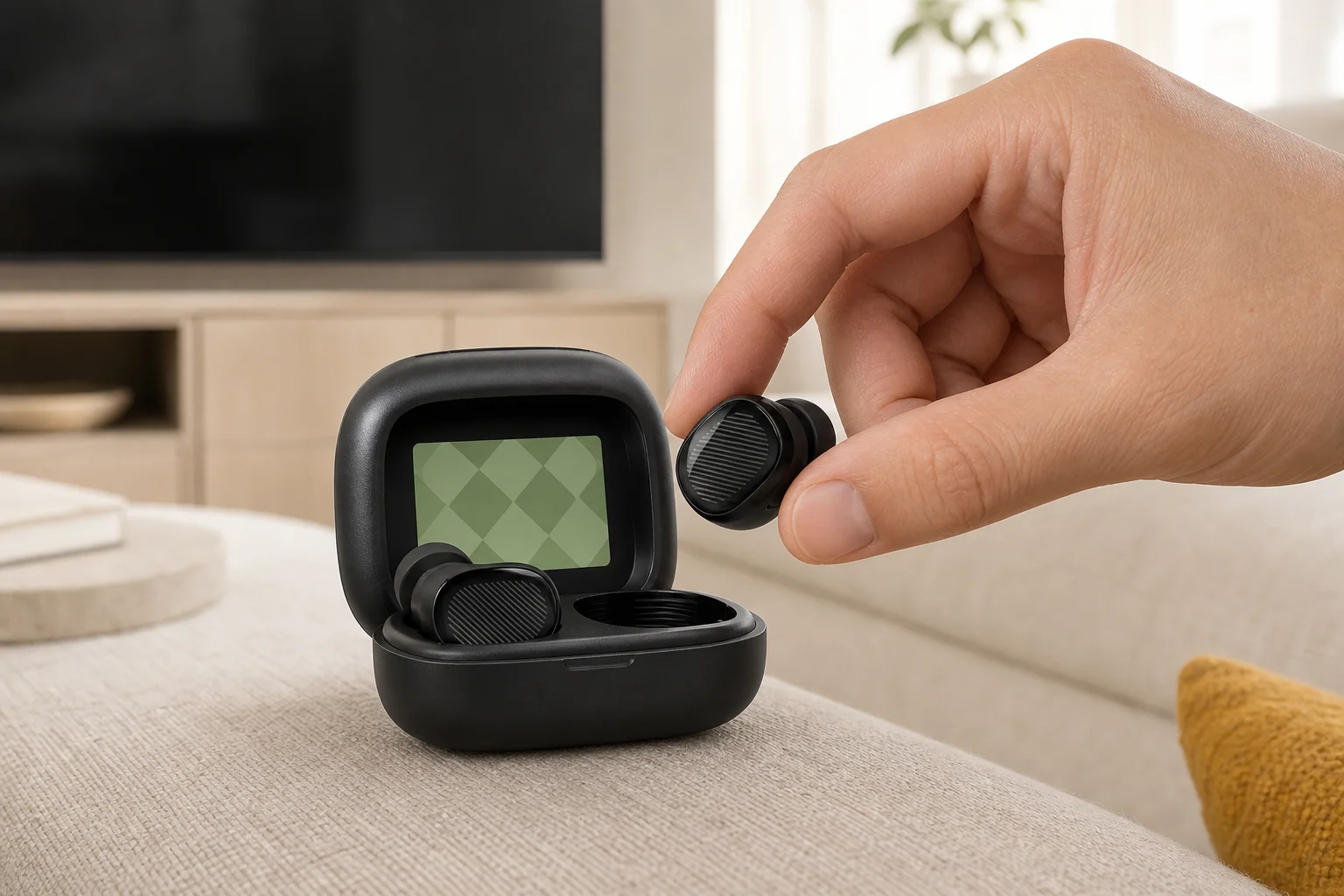JBL JBLLIVEBUDS4BLKを暮らしの中で使うイメージ