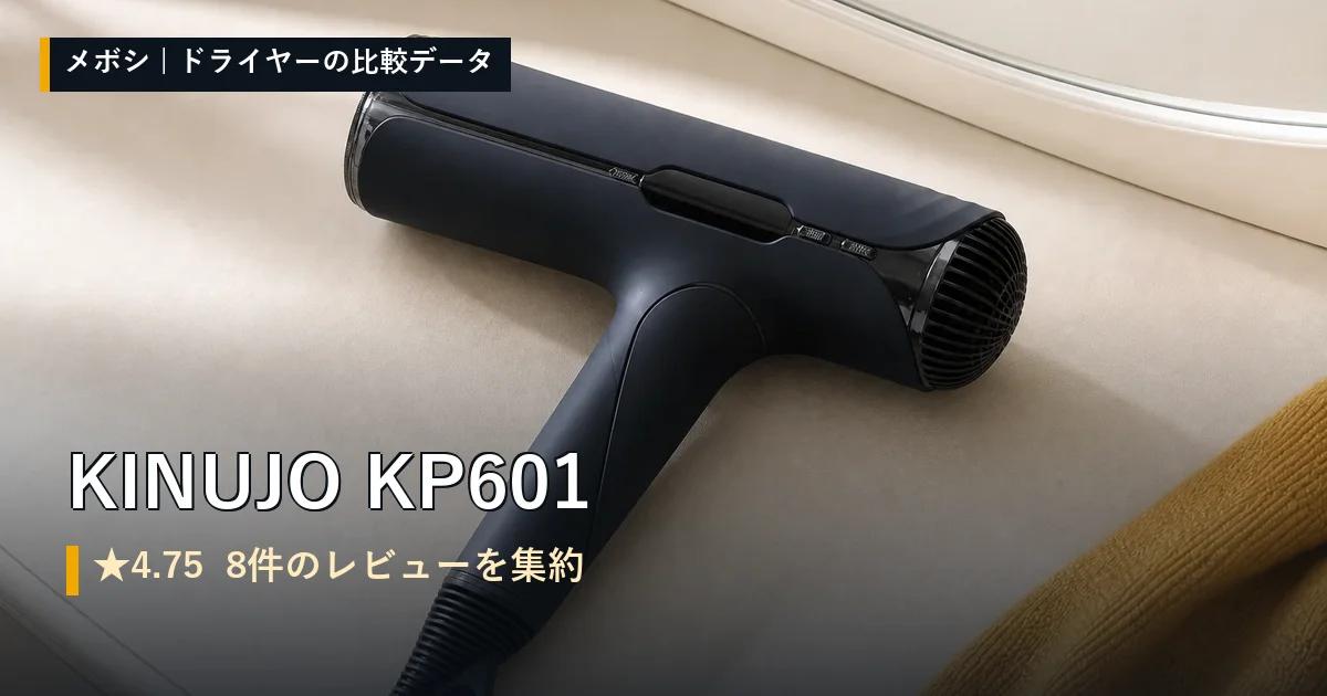 KINUJO KP601のレビューデータまとめ