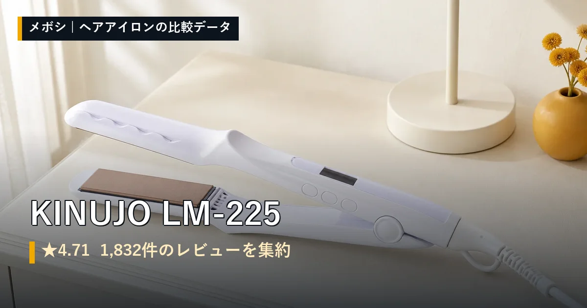 KINUJO LM-225のレビューデータまとめ