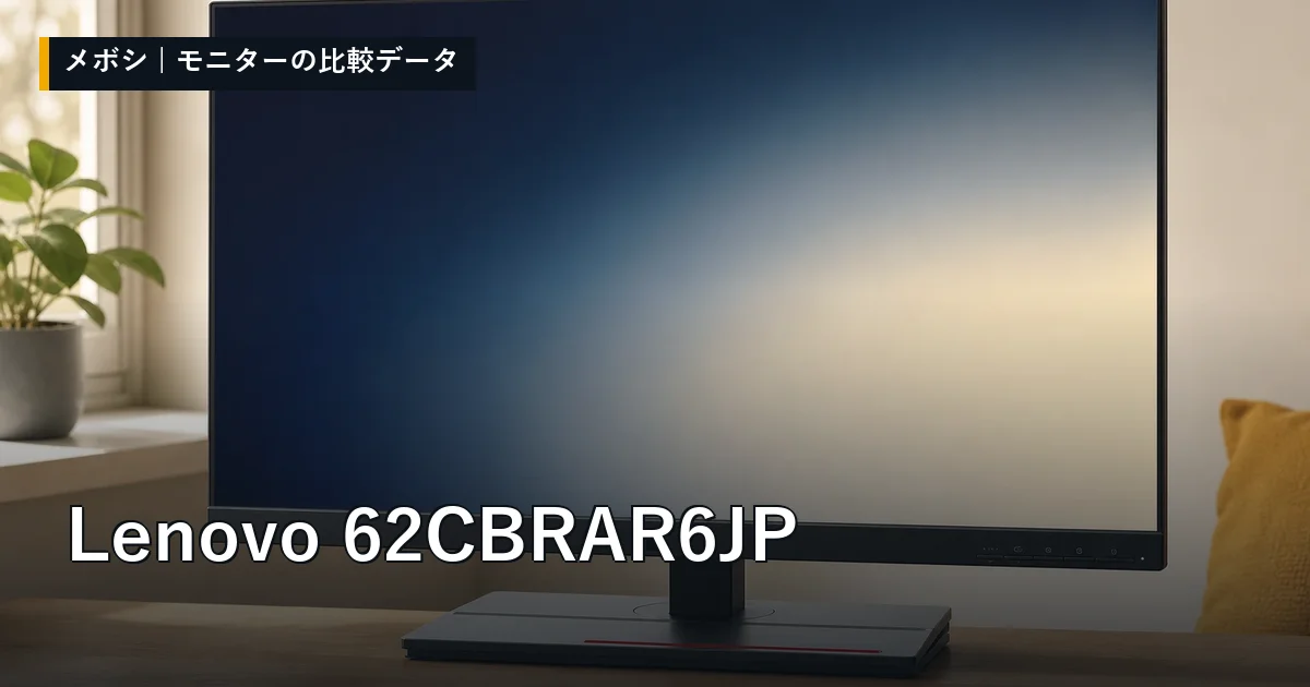 Lenovo 62CBRAR6JPのレビューデータまとめ