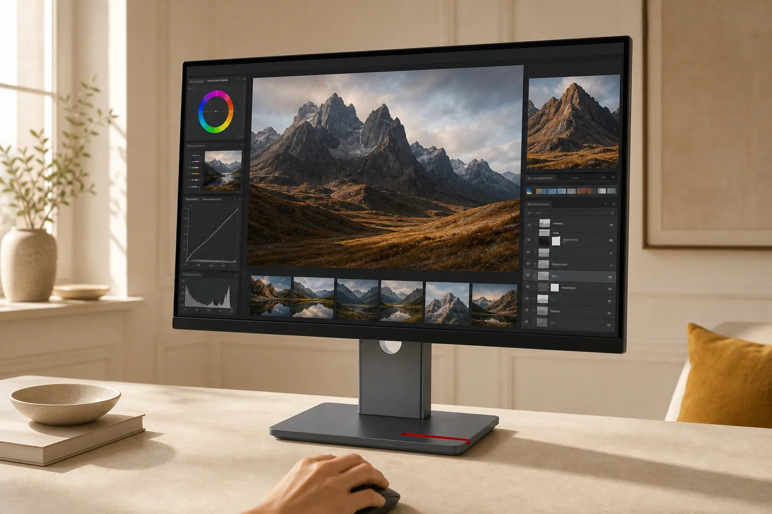 Lenovo 64A7GAR6JPを暮らしの中で使うイメージ