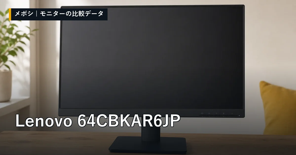 Lenovo 64CBKAR6JPのレビューデータまとめ