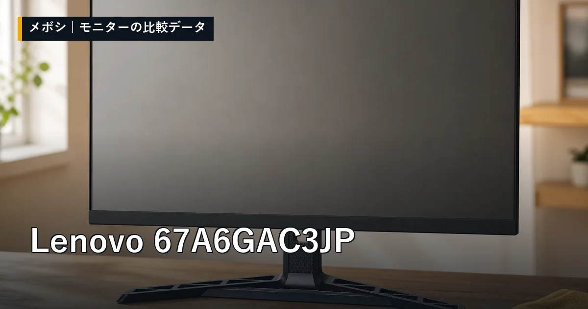 Lenovo 67A6GAC3JPのレビューデータまとめ