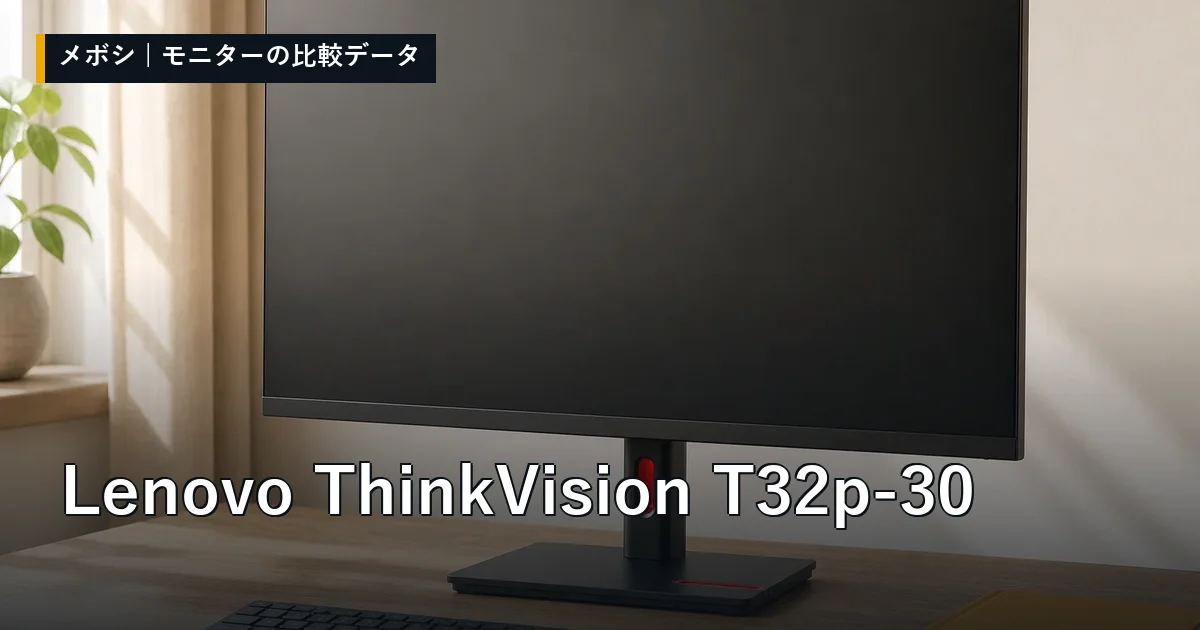 Lenovo ThinkVision T32p-30のレビューデータまとめ