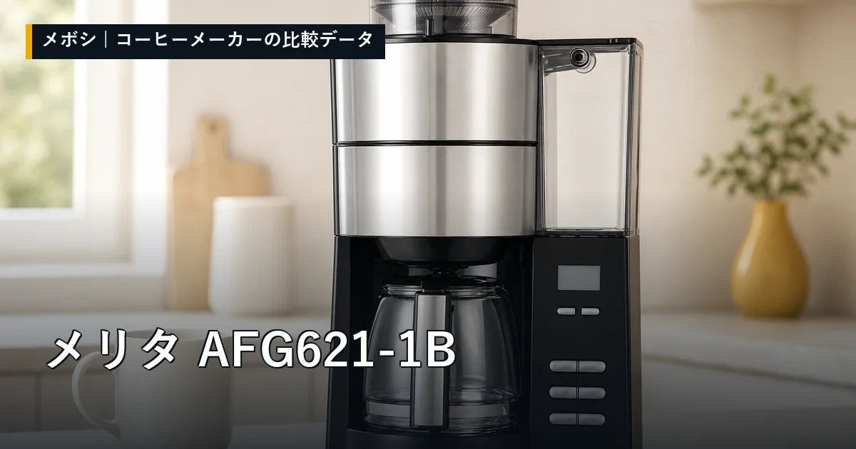 メリタ AFG621-1Bのレビューデータまとめ
