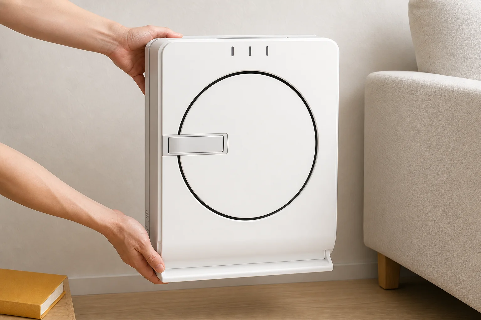 三菱電機 MA-83H-Wの設置まわりを確認するイメージ