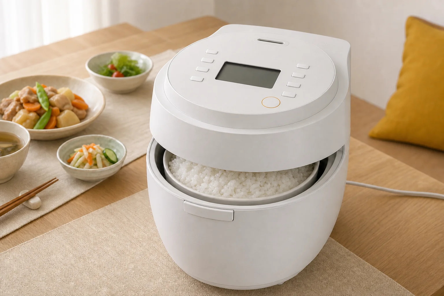 三菱電機 NJ-BW10F-Wを暮らしの中で使うイメージ