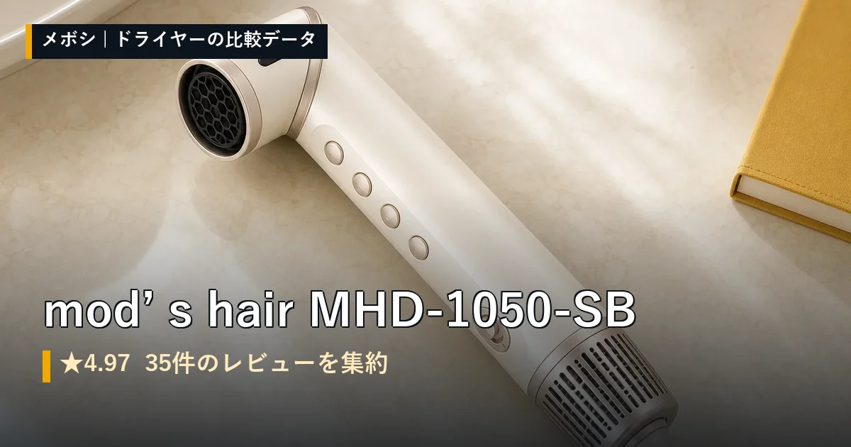 mod’s hair MHD-1050-SBのレビューデータまとめ
