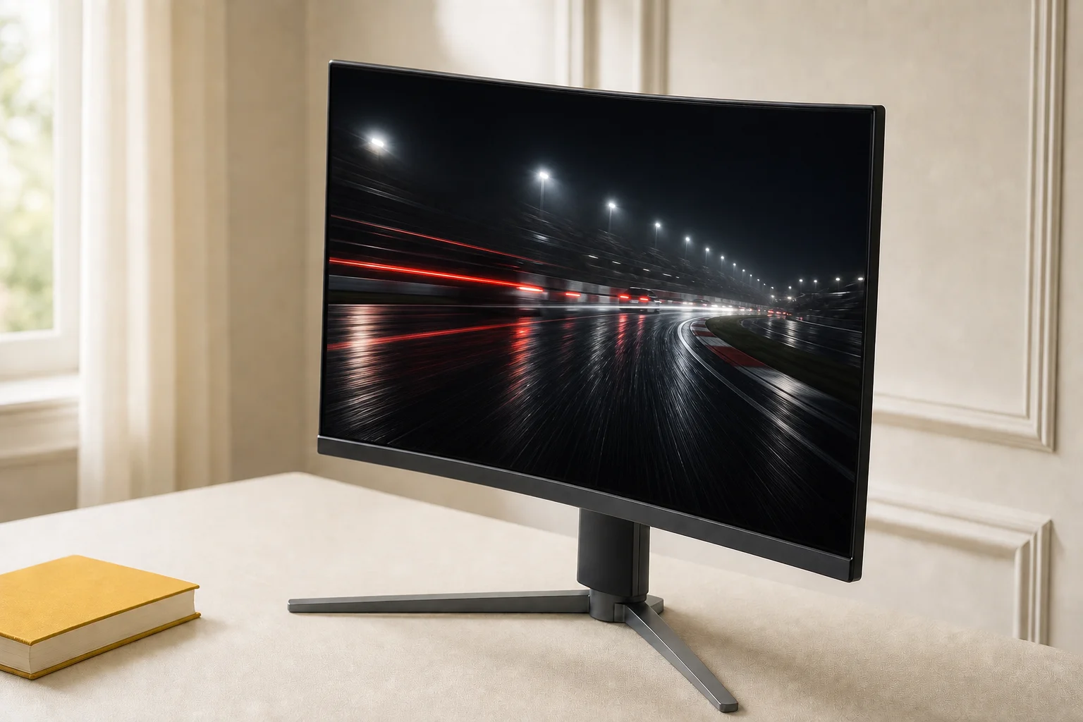 MSI MAG 27CQ6PFを暮らしの中で使うイメージ