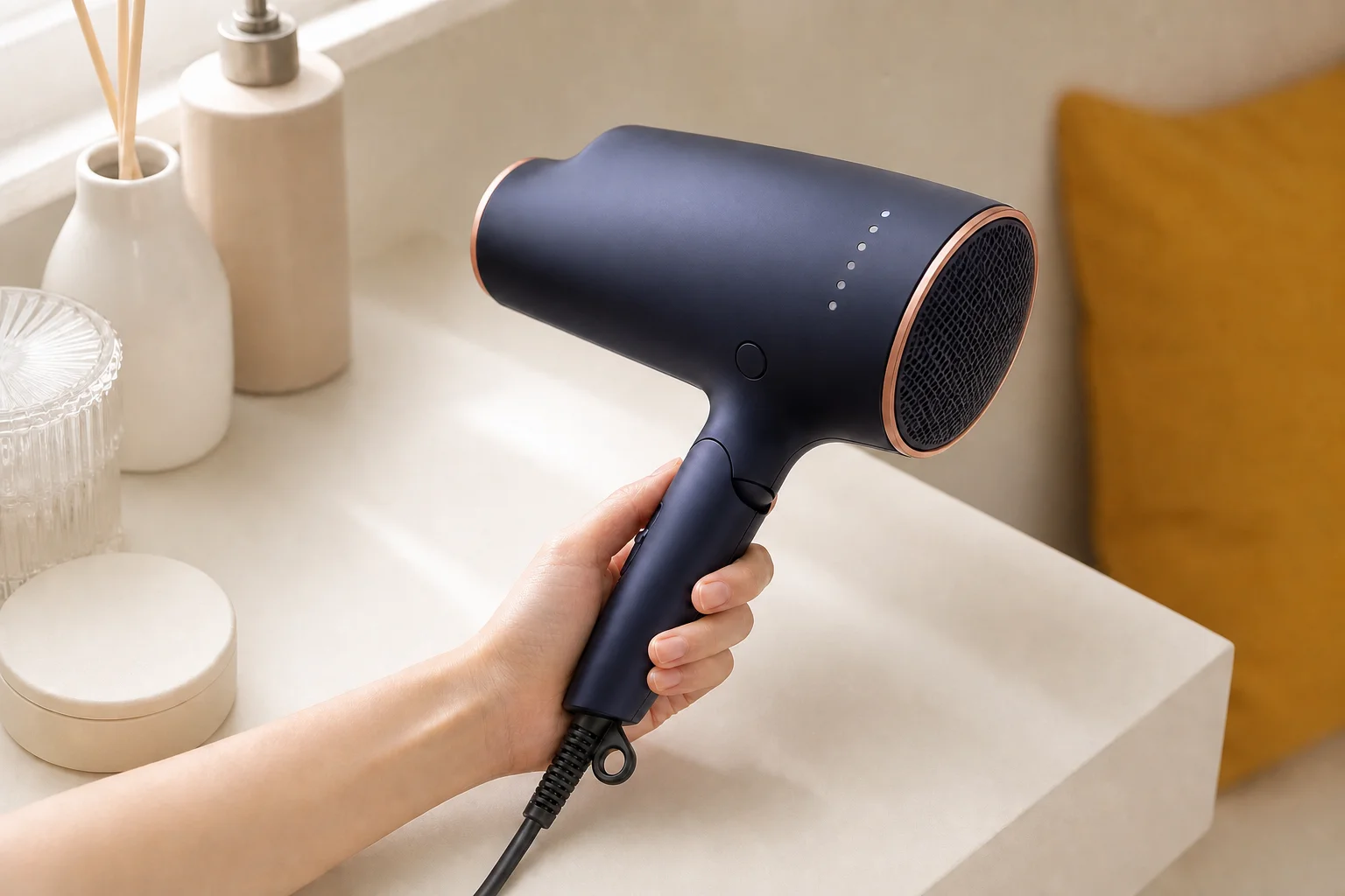 Panasonic EH-NA0Eの設置まわりを確認するイメージ