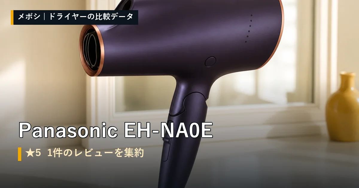 Panasonic EH-NA0Eのレビューデータまとめ