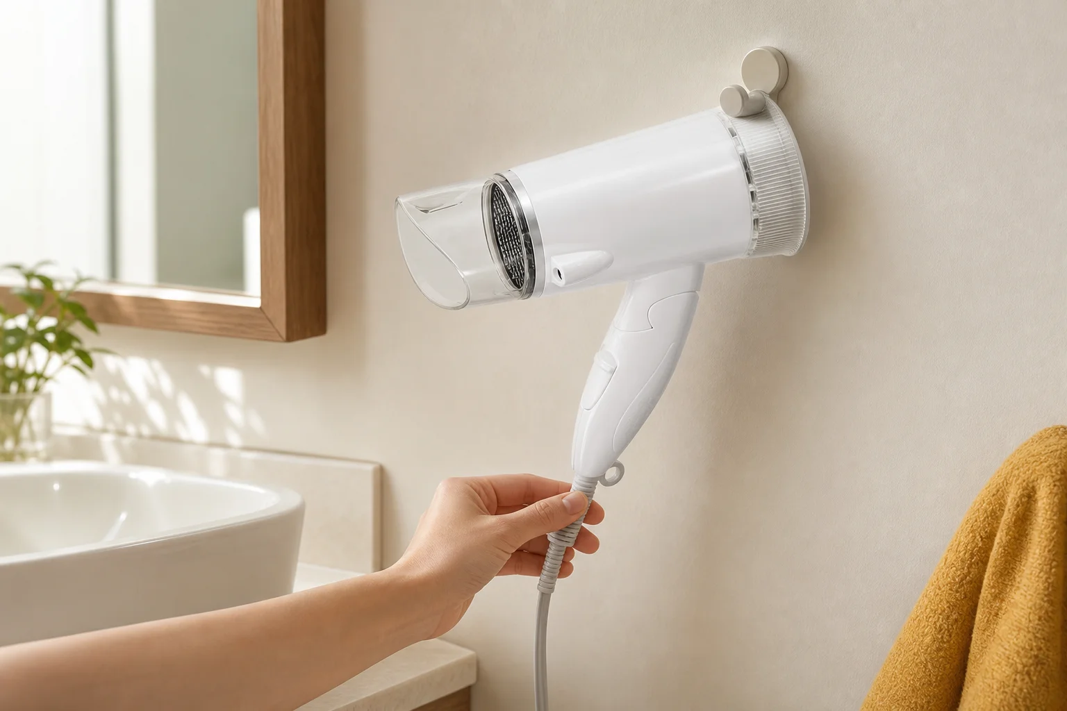 Panasonic EH-NE5Cの設置まわりを確認するイメージ