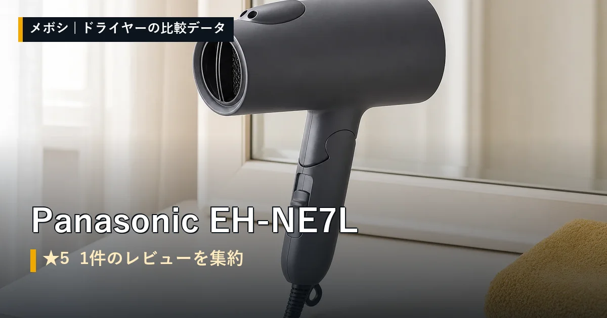 Panasonic EH-NE7Lのレビューデータまとめ