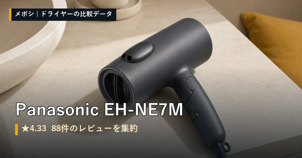 Panasonic EH-NE7Mのレビューデータまとめ