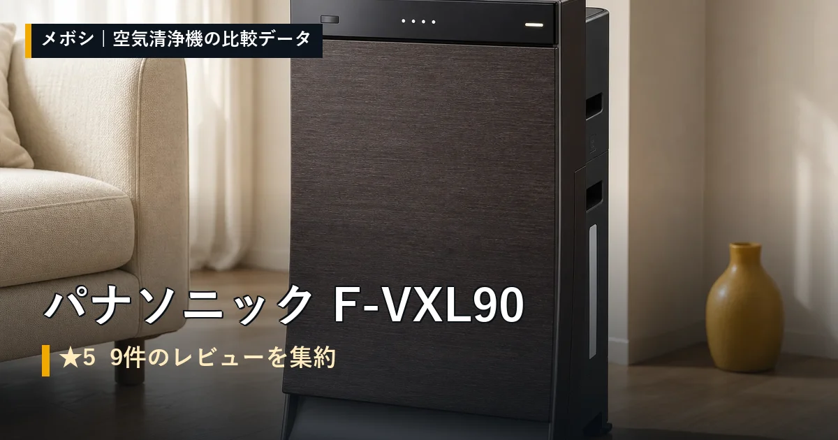 パナソニック F-VXL90のレビューデータまとめ