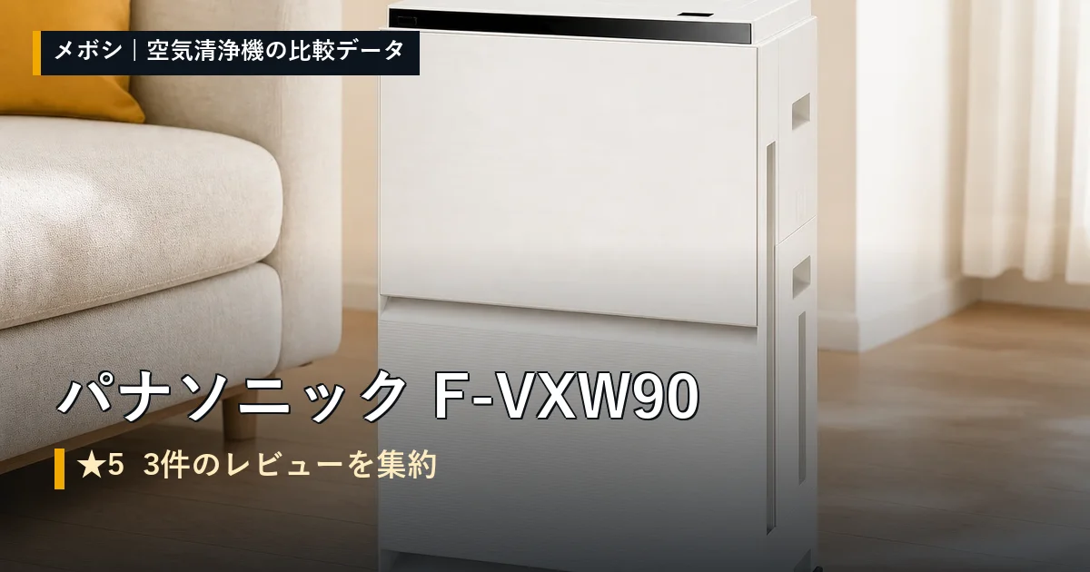 パナソニック F-VXW90のレビューデータまとめ