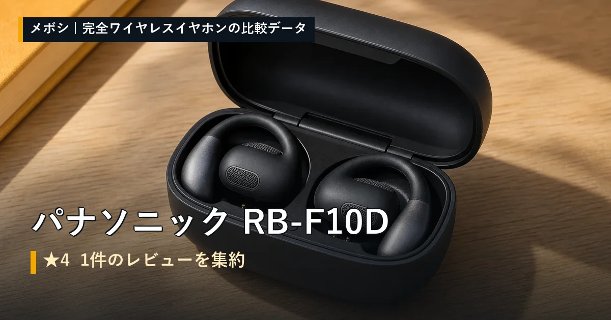 パナソニック RB-F10Dのレビューデータまとめ