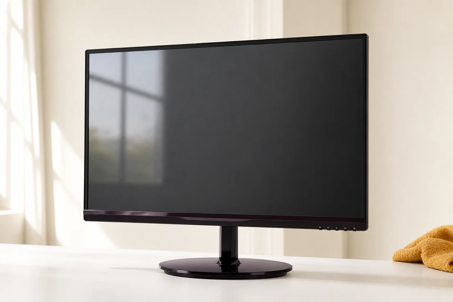 Philips 224E5QHSB/11の設置まわりを確認するイメージ