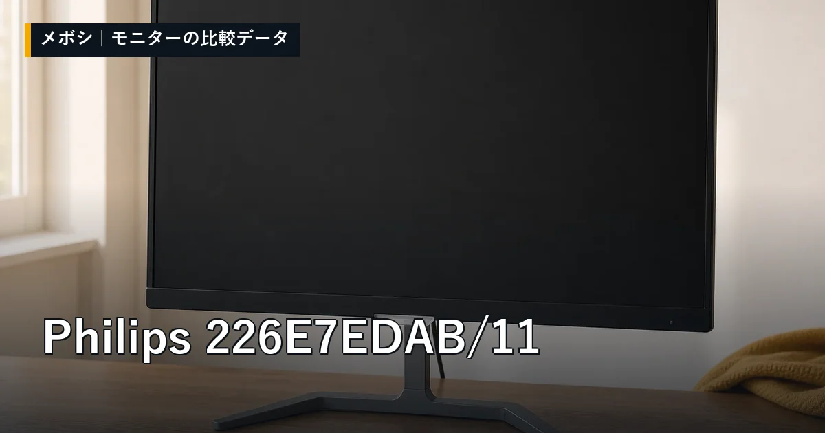 Philips 226E7EDAB/11のレビューデータまとめ
