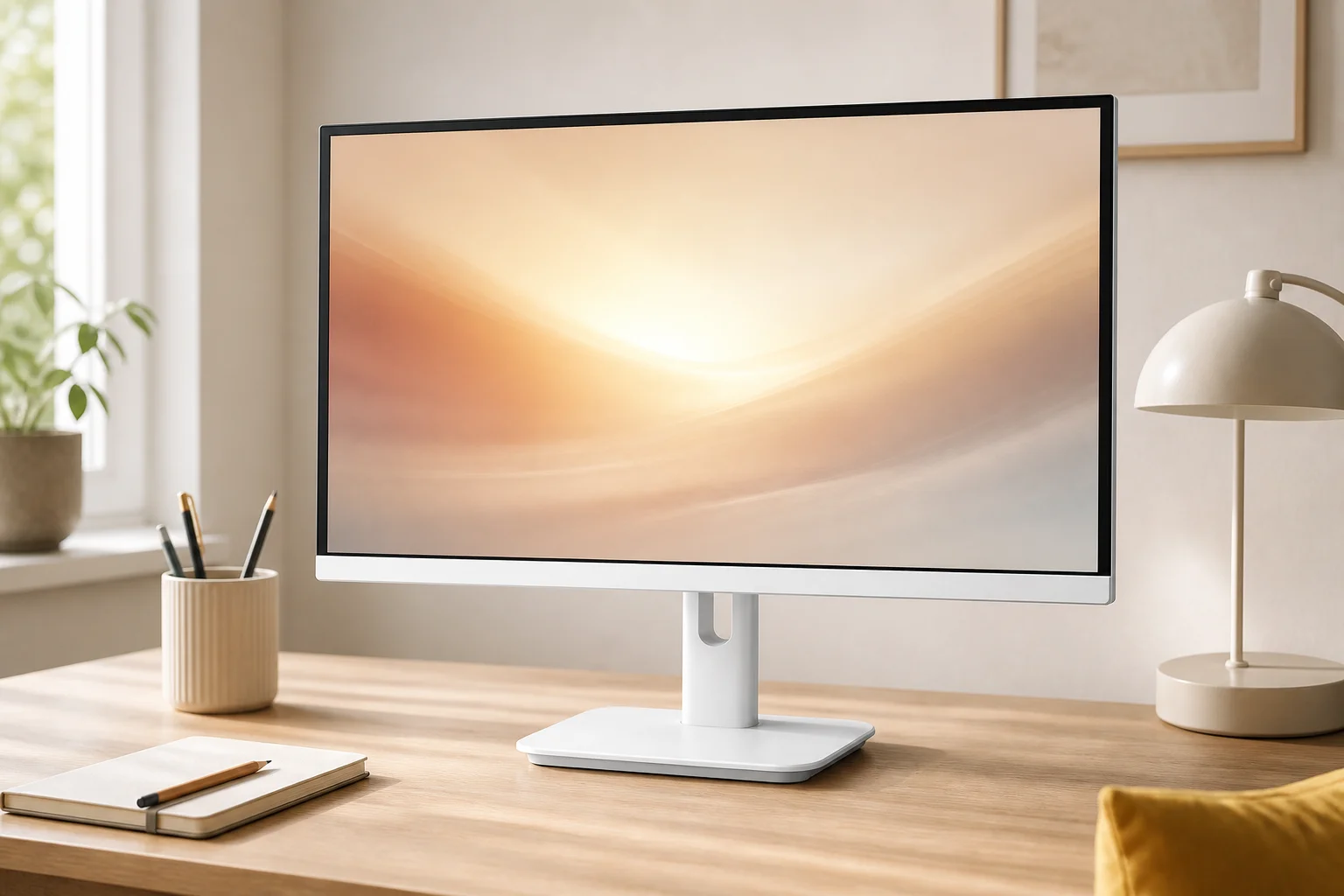 Philips 22E1N1200AW/11の設置まわりを確認するイメージ