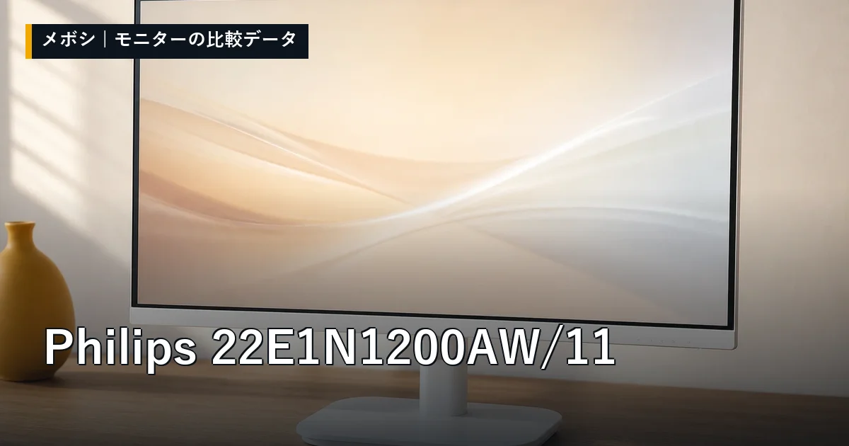 Philips 22E1N1200AW/11のレビューデータまとめ