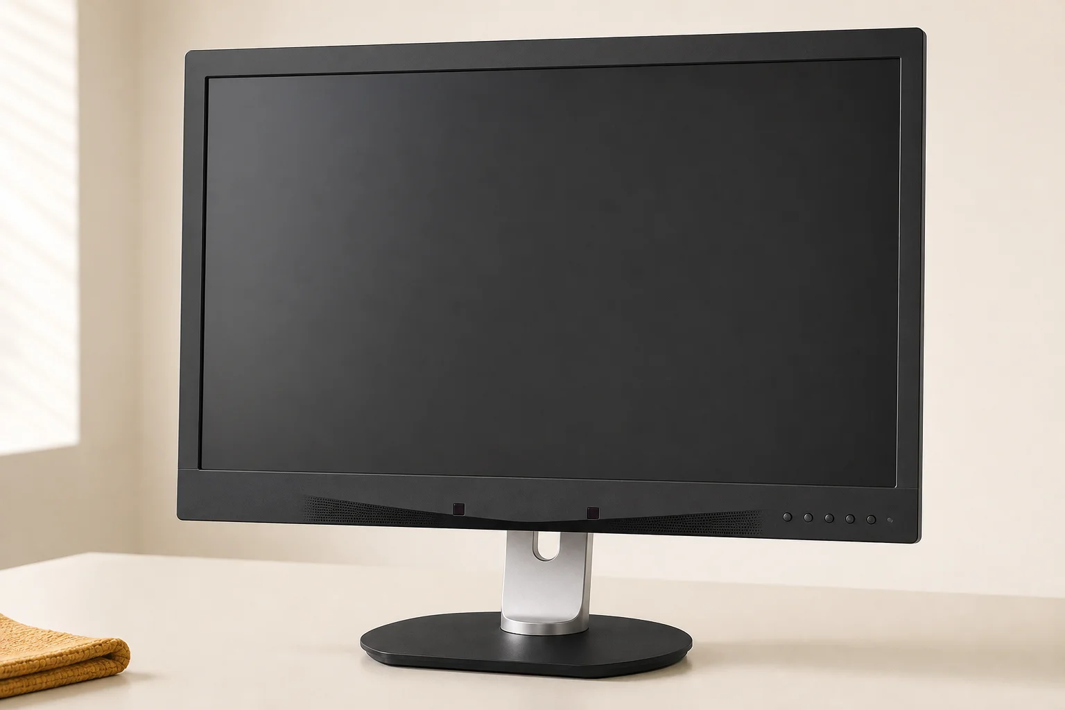 Philips 240B4QPYEB/11の設置まわりを確認するイメージ