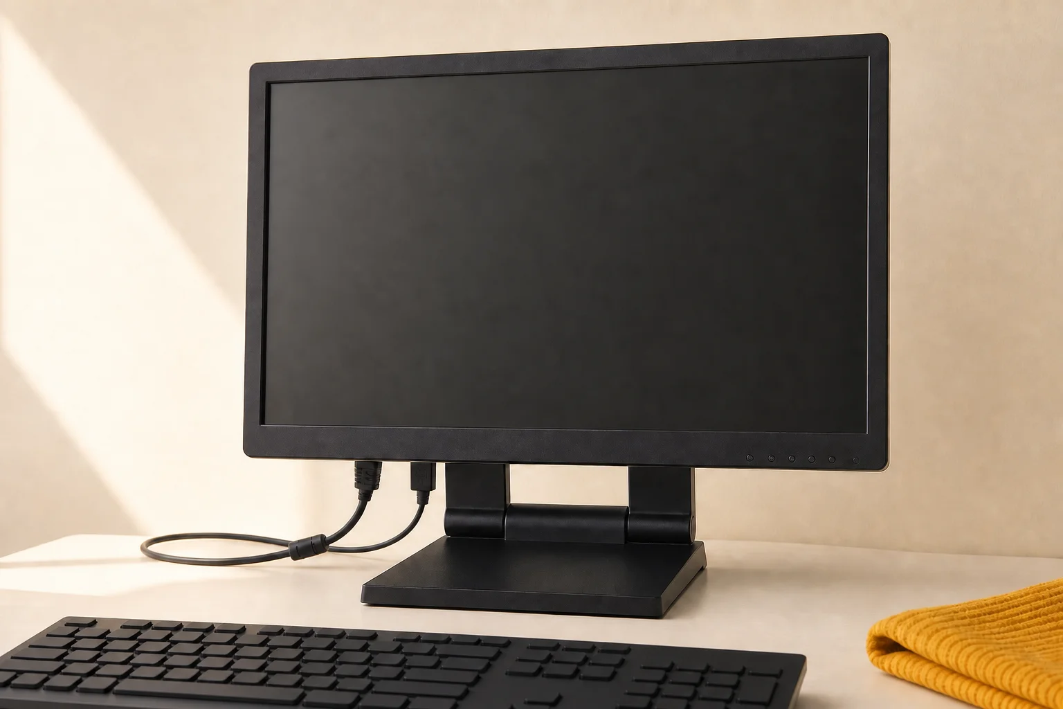 Philips 242B9T/11の設置まわりを確認するイメージ