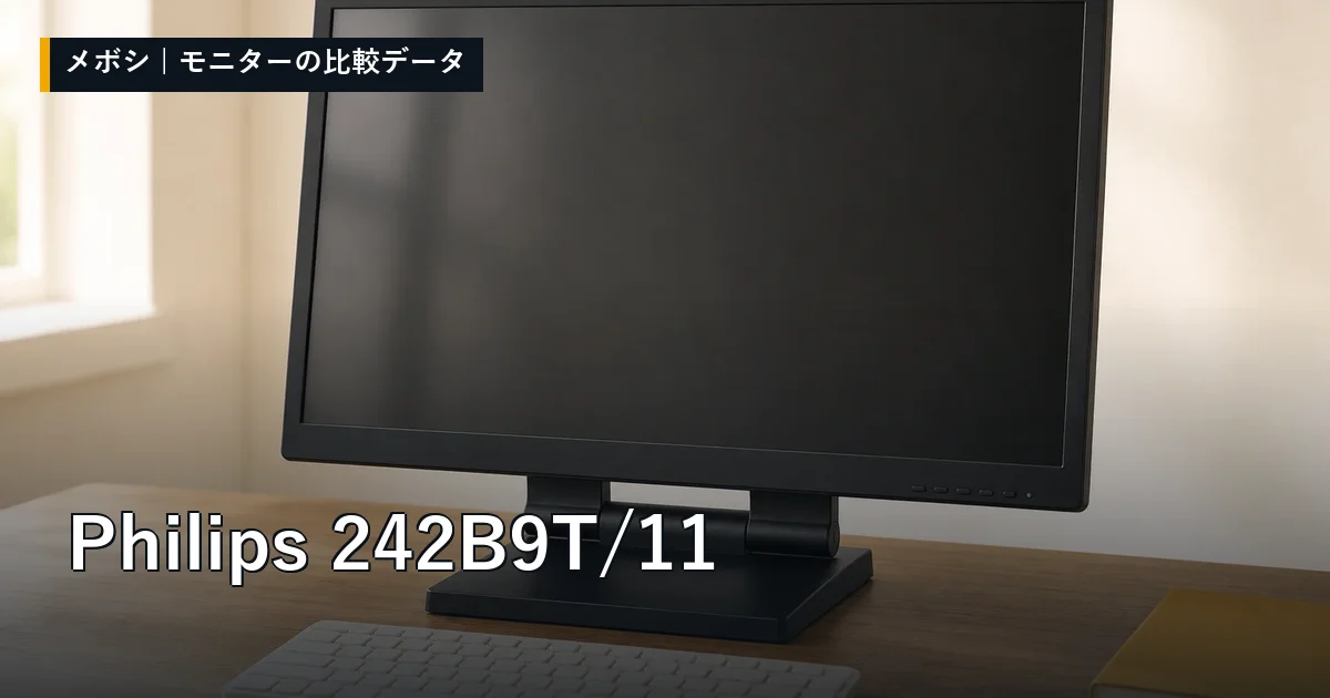 Philips 242B9T/11のレビューデータまとめ