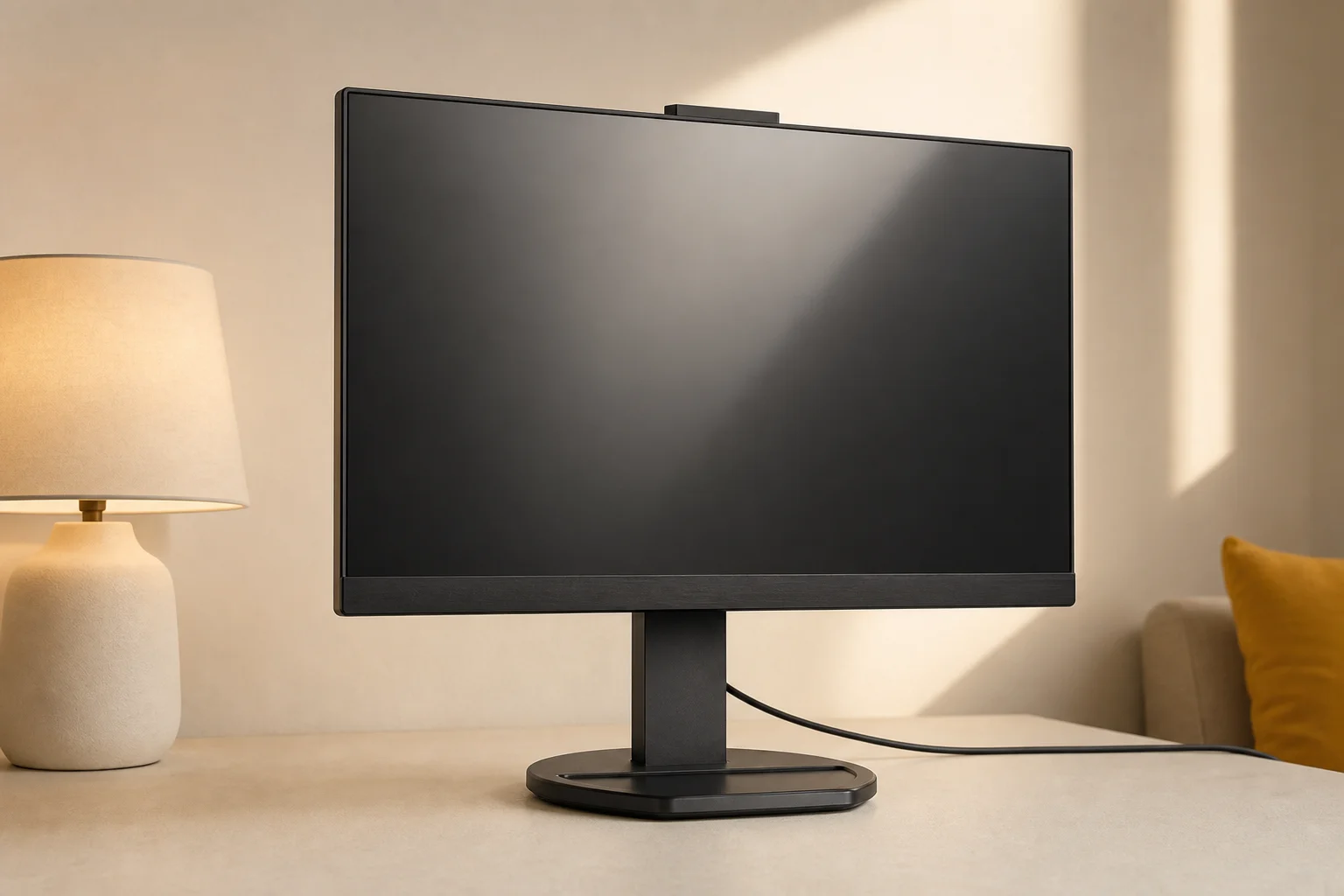 Philips 243B9H/11の設置まわりを確認するイメージ