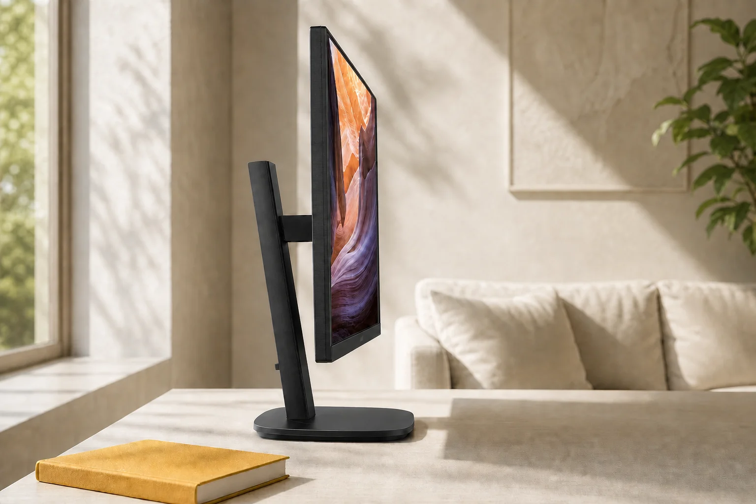 Philips 24B2U3601/11の設置まわりを確認するイメージ