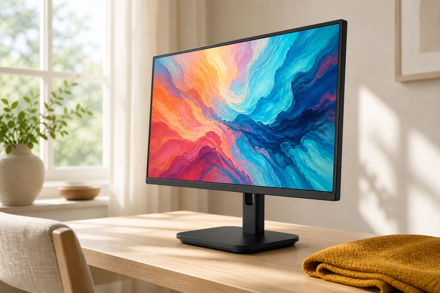 Philips 24E1N1200A/11を暮らしの中で使うイメージ