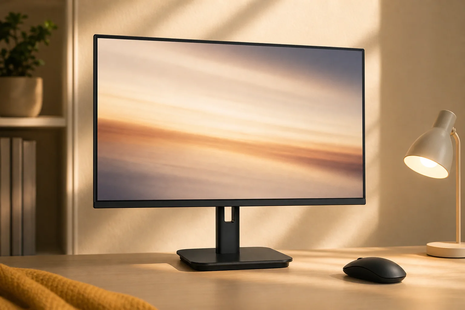 Philips 24E1N1200A/11の設置まわりを確認するイメージ