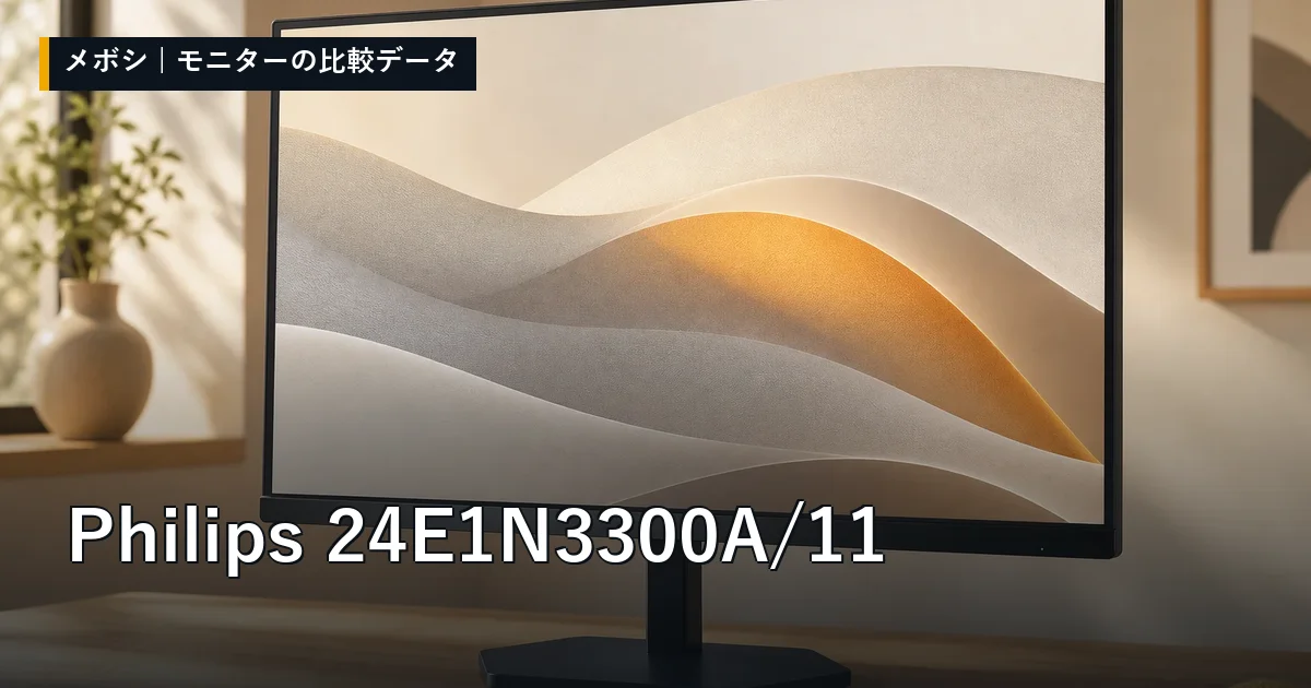Philips 24E1N3300A/11のレビューデータまとめ