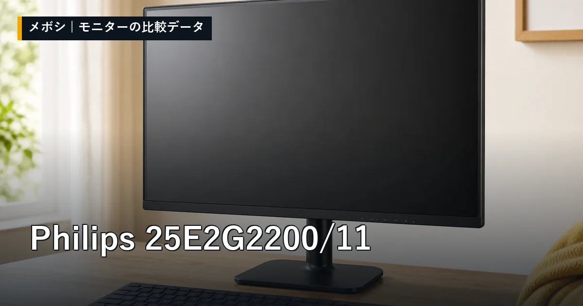 Philips 25E2G2200/11のレビューデータまとめ