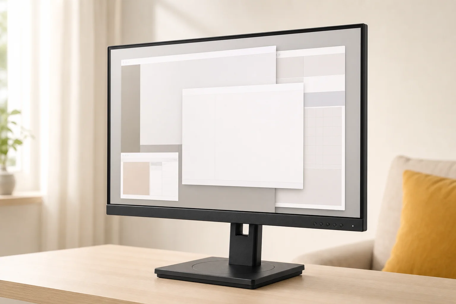 Philips 272S1AE/11の設置まわりを確認するイメージ