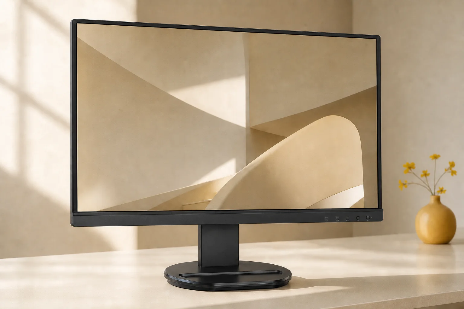 Philips 273B9/11の設置まわりを確認するイメージ