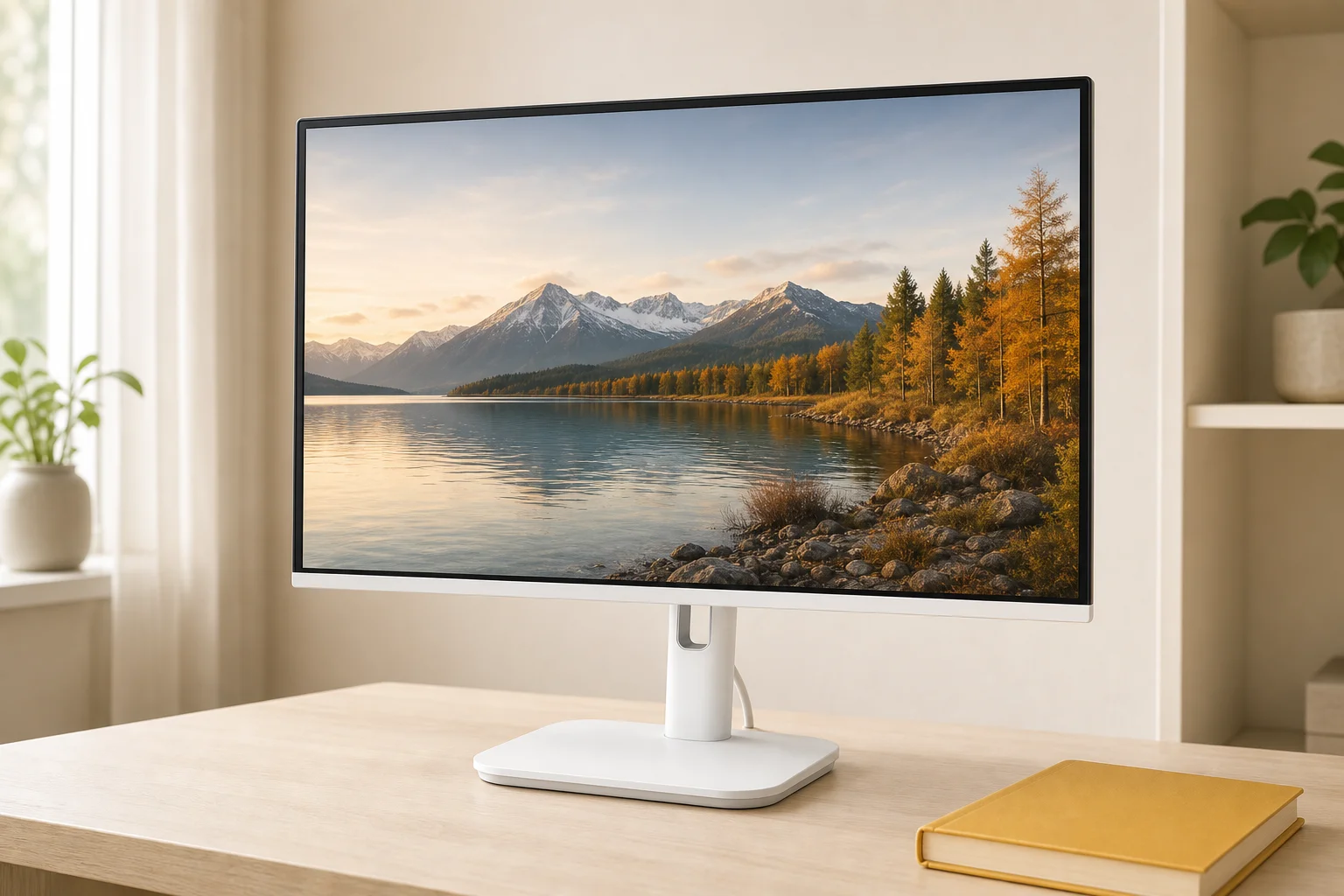 Philips 27E1N1200AW/11を暮らしの中で使うイメージ