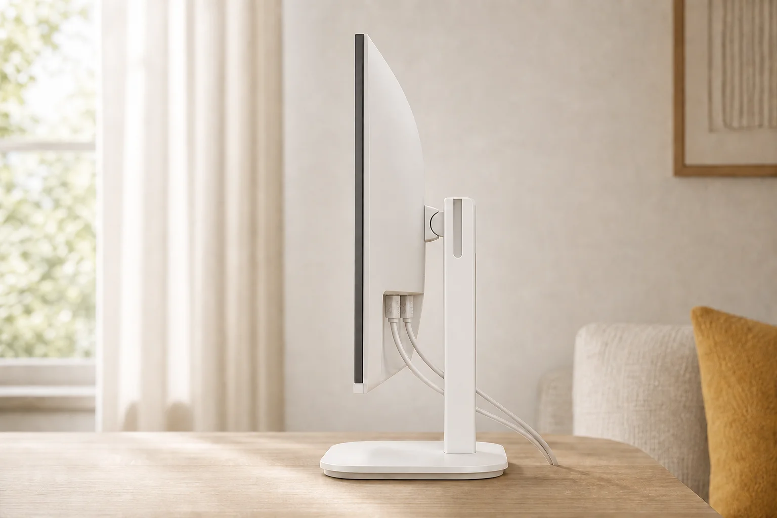 Philips 27E1N1200AW/11の設置まわりを確認するイメージ